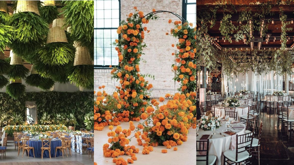 Decoración boda Sevilla hecha con flores y plantas por la Wedding Planner Flory Ferreras